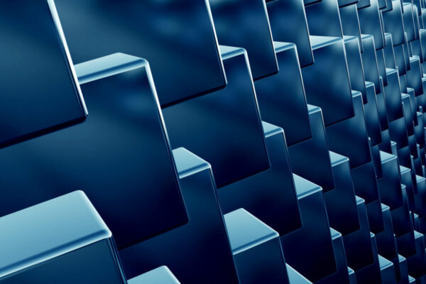 Cubes array as abstract 3d background
