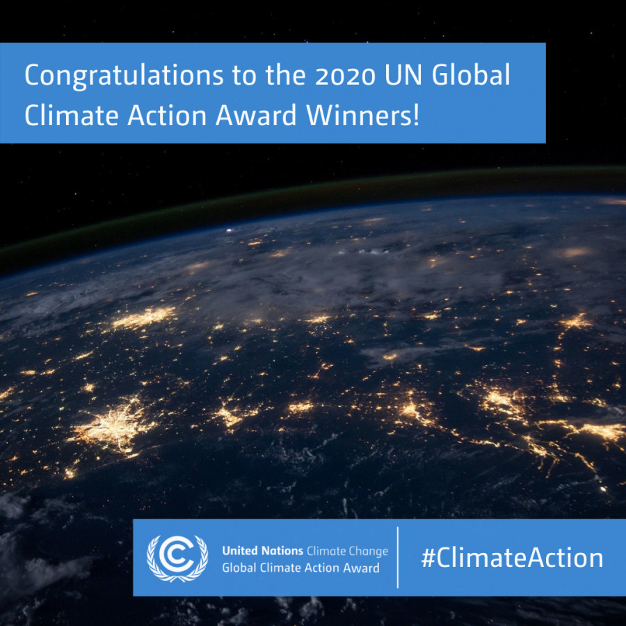 Winners of the 2020 UN Global Climate Action Awards Announced