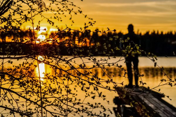 sunset-and-a-man-fishing-6QFRLBG