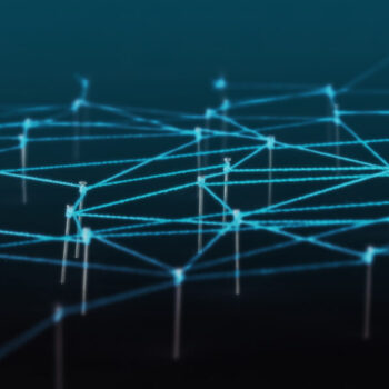 Abstract technology background, connecting dots, digital network