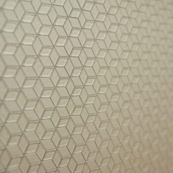 Background with soft geometric pattern focused close-up and copy space